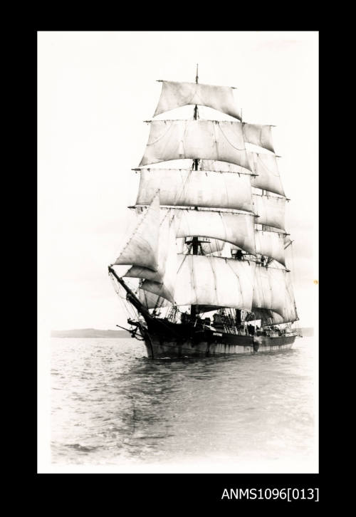 The WHITE PINE in full sail