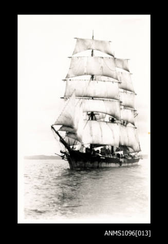 The WHITE PINE in full sail