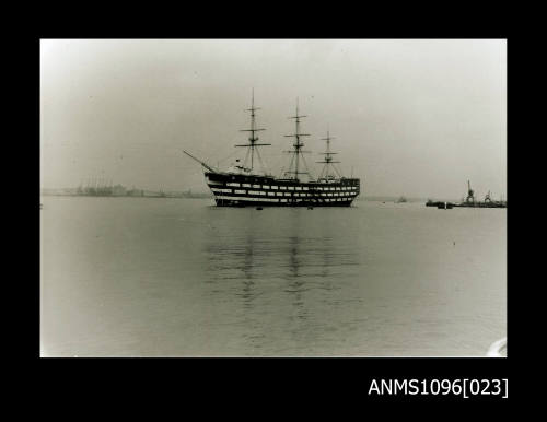 Training ship WORCESTER off Greenhithe 1964