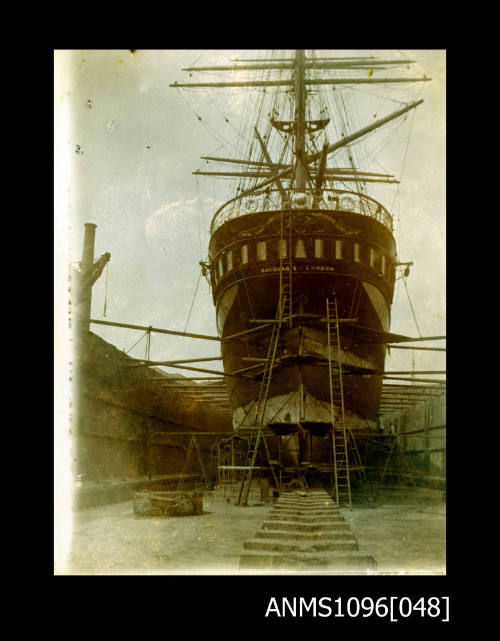 The MACQUARIE in dry dock