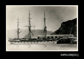 The TREVELYAN at Port Chalmers jetty