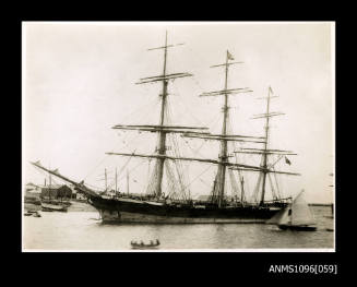 The THEOPHANE moored at Port Adelaide