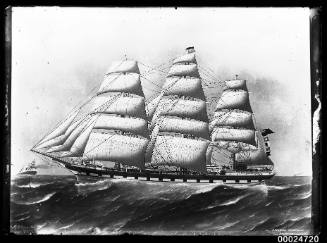 TRAFALGAR under full sail