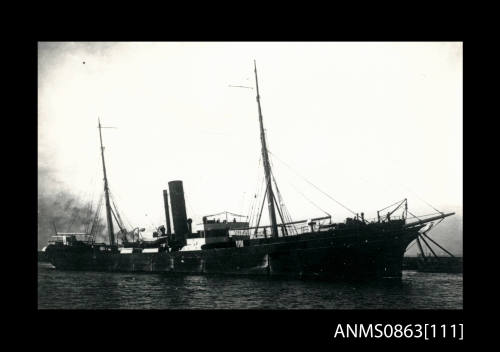 Two photographs depicting SS COOLGARDIE