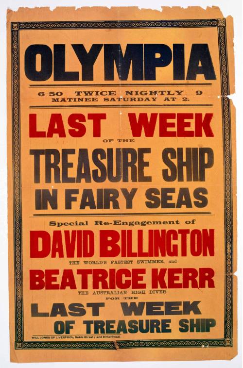 Treasure Ship in Fairy Seas featuring Beatrice Kerr at the Olympia