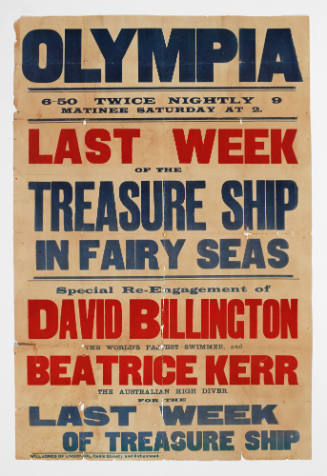 Olympia. Last week of the Treasure Ship in Fairy Seas