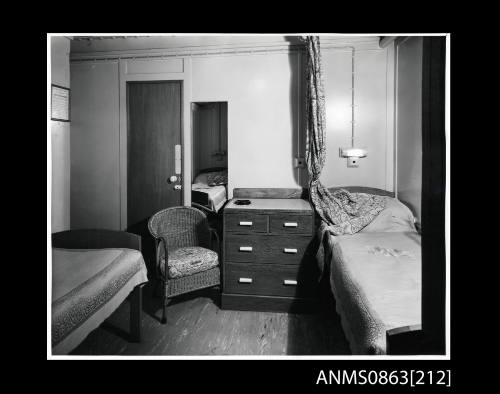 Interior of two berth cabin in KANIMBLA