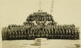 Ship's company, HMAS AUSTRALIA, 1934, including William Frank Cook