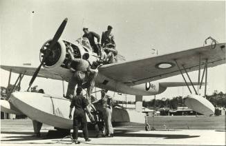 Our aircraft - taken on board HMAS WYATT EARP