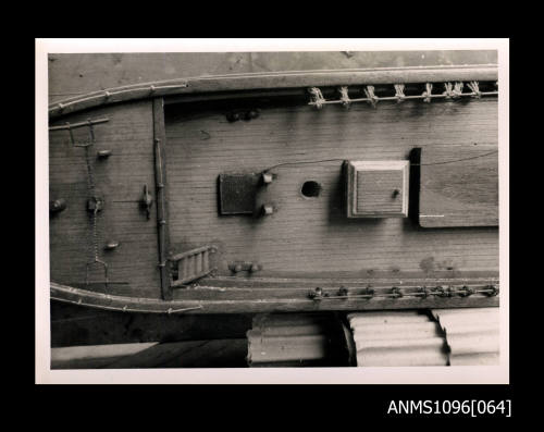 Detail of the deck on a model of the TAITSING