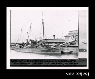 The WORTANNA ex tug ALBATROSS at Melbourne