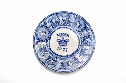 Royal Navy mess plate belonging to Captain William Cook, RAN