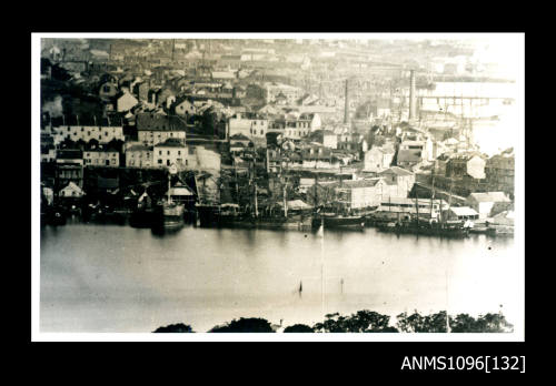 Ships at jetties in Walsh Bay 1872