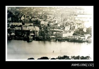 Ships at jetties in Walsh Bay 1872