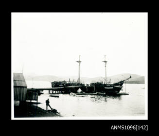 Derelict whaler at Hobart