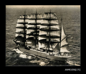 The MAGDELENE VINNEN at full sail