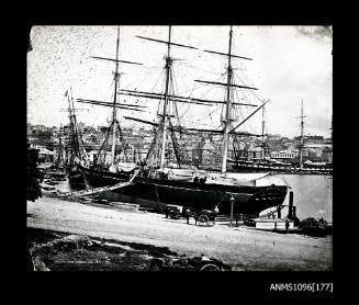 The ELLEN STUART at Circular Quay with SOBRAON in background January 1871