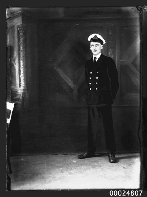 Full length portrait of ship's officer ELGINSHIRE.