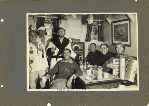 Across the Antarctic Circle Party, February 1948 - Well Done Chaps!