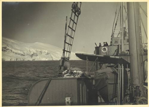 HMAS WYATT EARP at Young Island, Antarctica