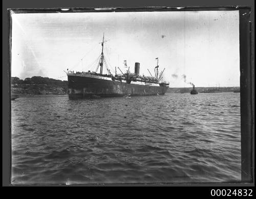 HMAT EURIPIDES troopship 1st  AIF - World War I