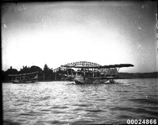 Three Short Rangoon flying boats in Sydney Harbour