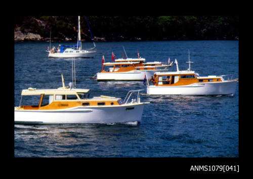 Image depicting Halvorsen vessels SARAWANA, EVENING LIGHT, JAY BEE and ISOBEL-T