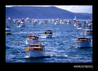 Image depicting a group of Halvorsen vessels at Sydney Harbour