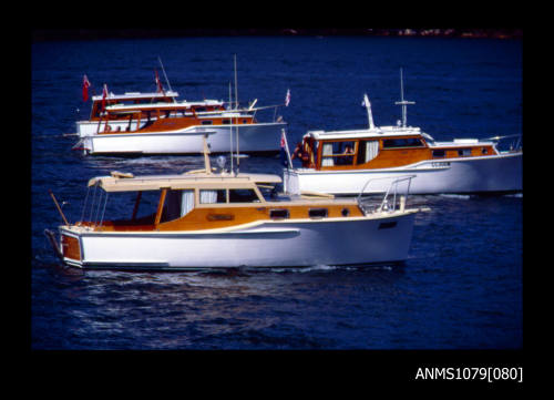 Image depicting Halvorsen vessel SARAWANA at the Halvorsen Boatshed at Bobbin Head