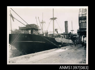 Photograph depicting the MARION MOLLER at port