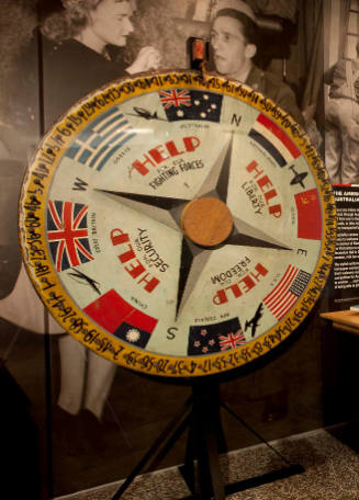 World War II fundraising chocolate wheel