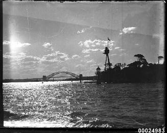 Bradley's Head and Sydney Harbour Bridge in the afternoon