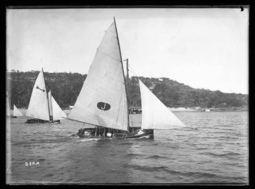 Sailing vessel on Sydney Harbour, INSC 3322