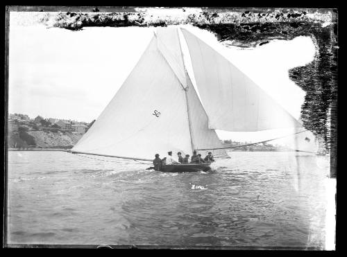 ZENA under sail on Sydney Harbour