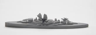 WWII RAN Operational map plotting model of Japanese light Cruiser ISUZU