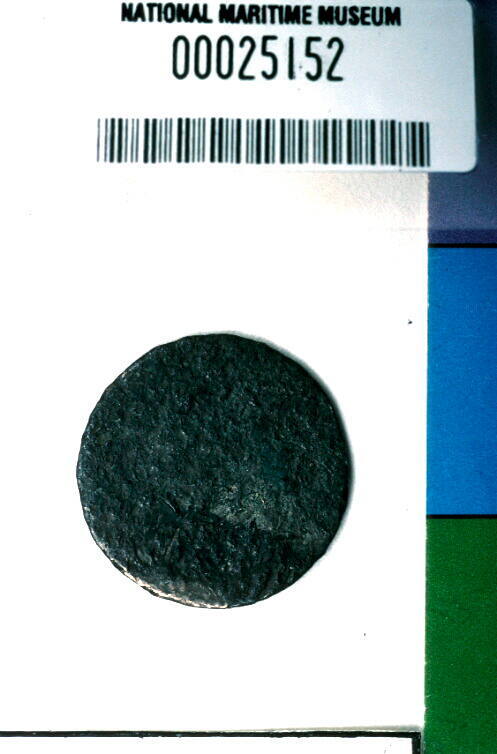 Silver coin from the DUNBAR shipwreck