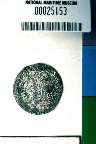 Silver coin from the DUNBAR shipwreck