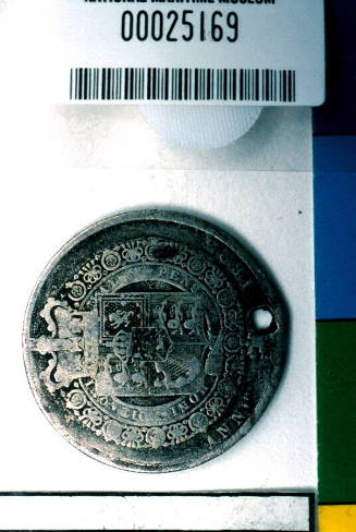 King George IV pierced half crown