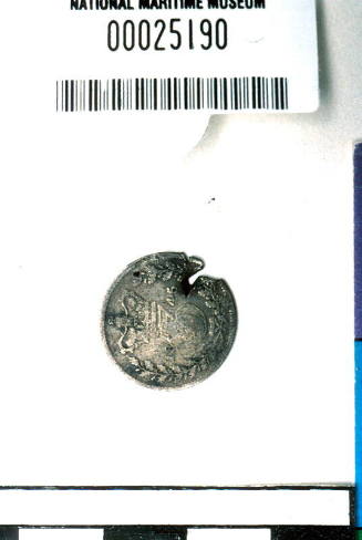 Queen Victoria pierced threepence