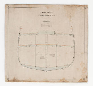 Sailing Barque  No 68  Scale 1/2 = 1 foot