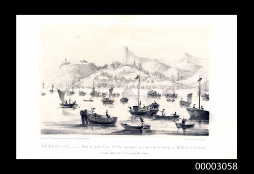 Shanghae - One of the five ports opened by the late treaty to British Commerce