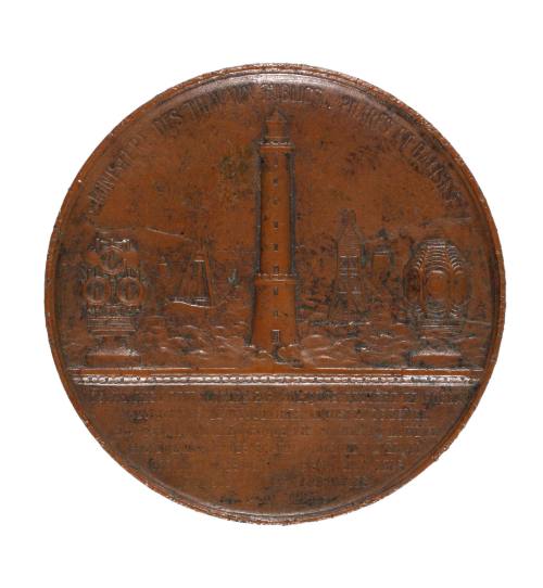 Medallion issued by the French Ministry of Public Works - Lighthouses and Beacons