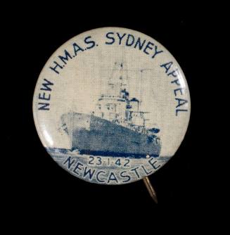 Badge commemorating the New HMAS SYDNEY appeal