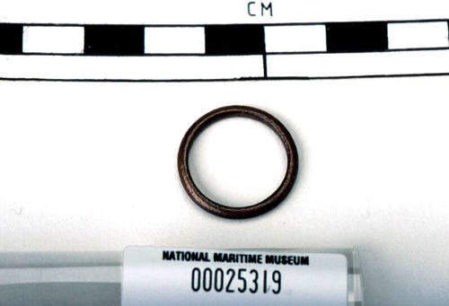 Ring recovered from the wreck of the DUNBAR