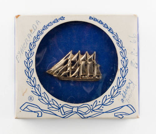 Training Ship ESMERALDA brooch