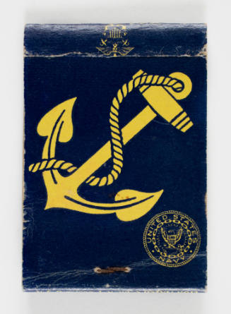 USS ROANOKE matchbook