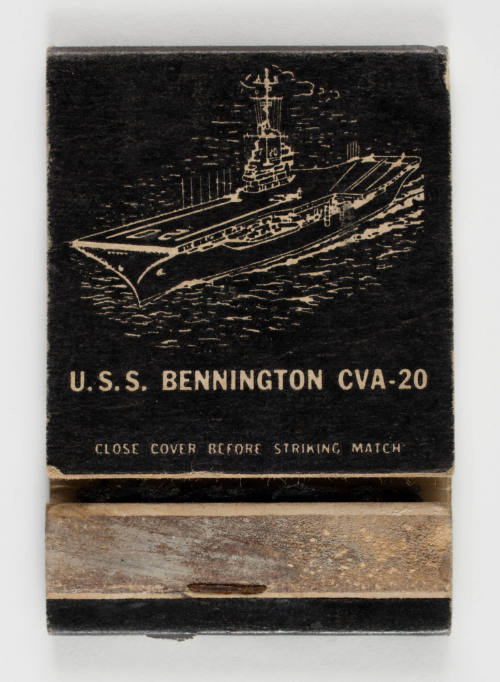 USS BENNINGTON matchbook