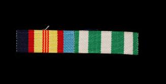 Ribbon bar from Royal Australian Naval uniforms of Commander Robert James Varley