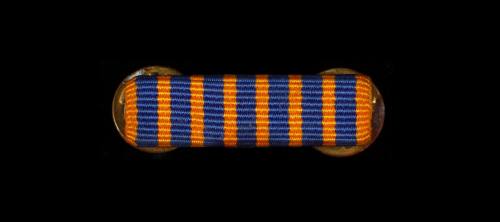 Ribbon bar from Royal Australian Naval uniforms of Commander Robert James Varley