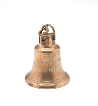 Presentation ship's bell from the launch of HMAS ASSAIL